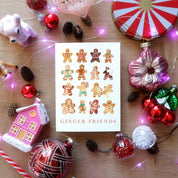 Carte de voeux - Ginger friends (+enveloppe Kraft )