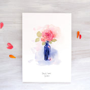 Affiche Petit vase bleue