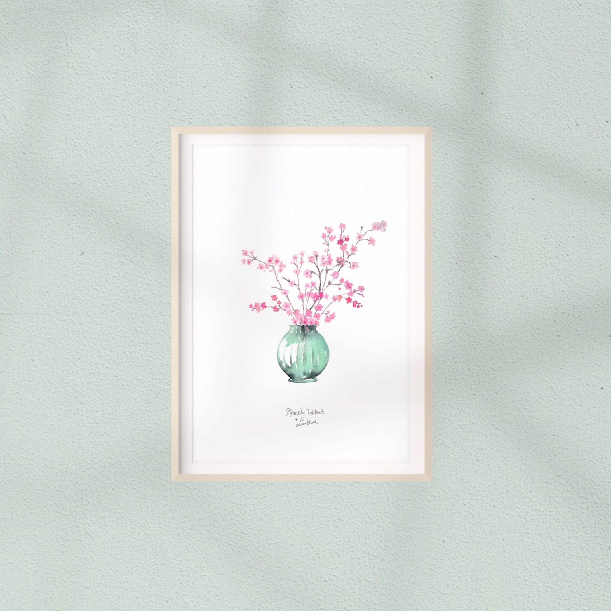 Affiche Vase sakura