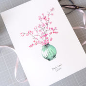 Affiche Vase sakura