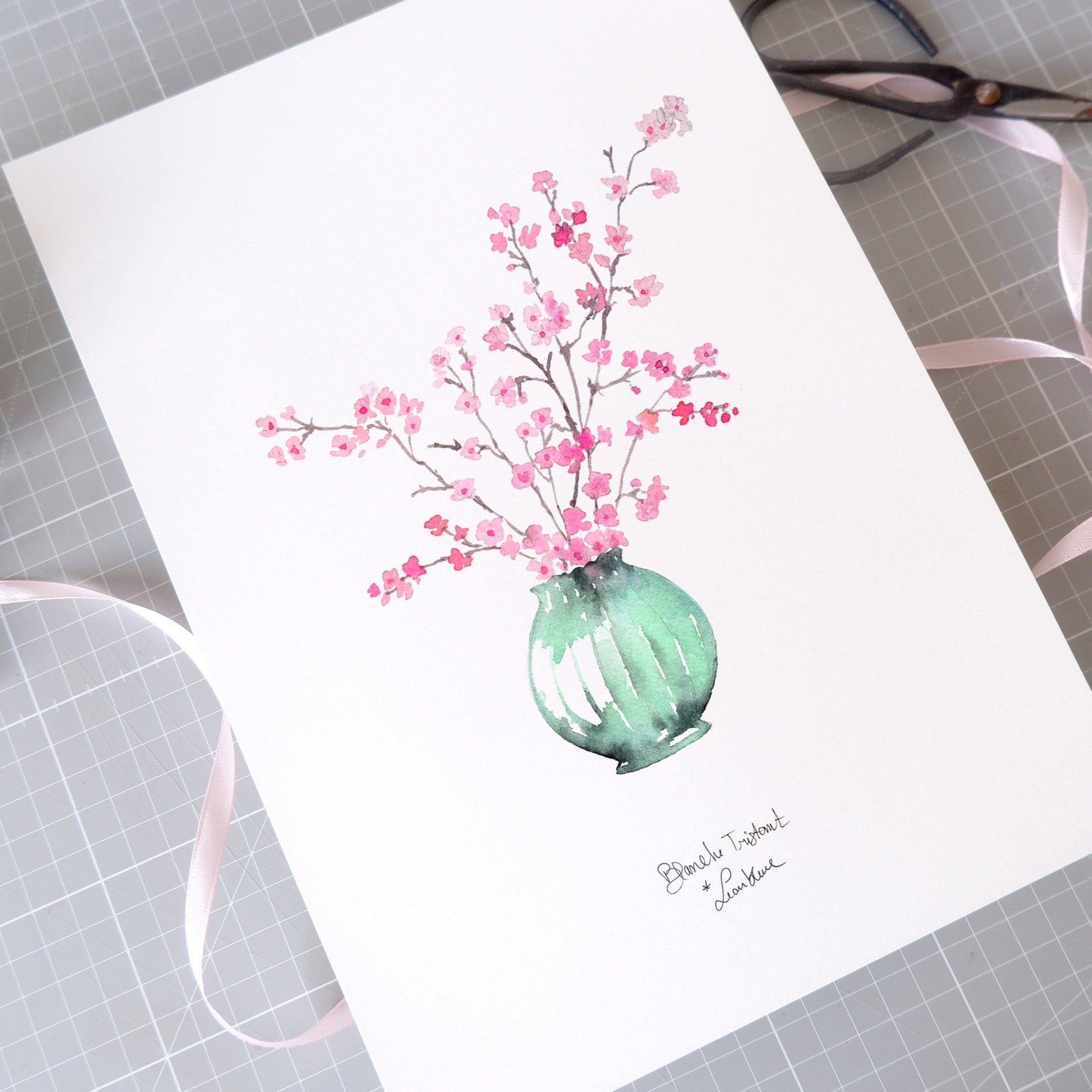 Affiche Vase sakura